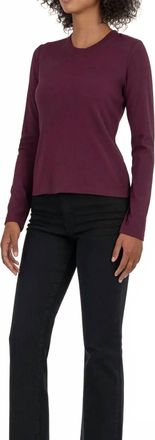 Kut from the Kloth Noelie Top In Berry