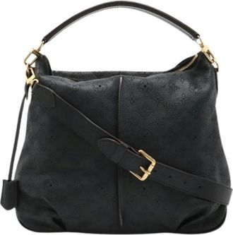 Louis Vuitton Pre-owned Mahina Selene PM Handtas Zwart - Dames - Vintage Schoudertas - Zwart - ONE Size - Leer - Vintage