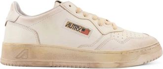 Autry Sup Vint Low - Heren - Sneakers - Wit - 40 EU - Katoen - Schoenen