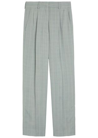 Blaz&eacute; Milano Fox Striped Woven Trousers - Light Blue - 0 (UK6 / XS)