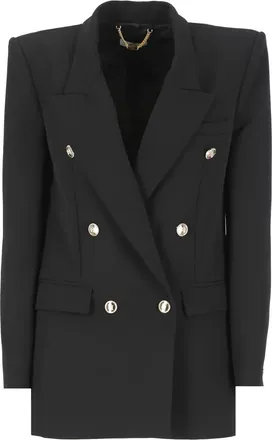 Elisabetta Franchi Blazer in crêpe - Nero