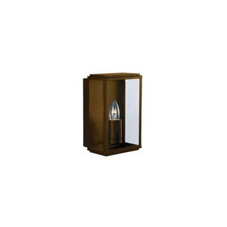 Searchlight Searchlight - Box Outdoor Wall & Porch Light 1 Light Rect Box Rust Brown IP44