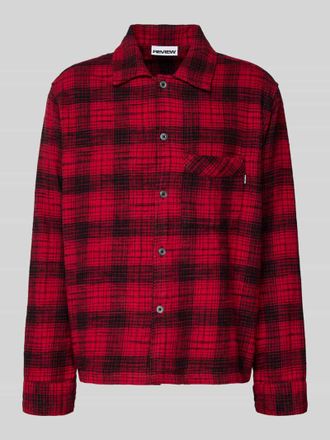 Review Regular Fit Freizeithemd mit Kentkragen in Rot, Größe XXL