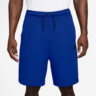 Nike Heren Tech Fleece Korte Broek (Royaal Blauw)