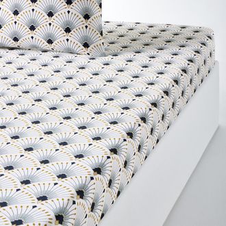 La Redoute Interieurs Hoeslaken in satijnkatoen, Pawica