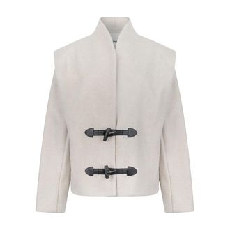 Isabel Marant Dames, Jassen, Beige, Maat: 2XS Wol