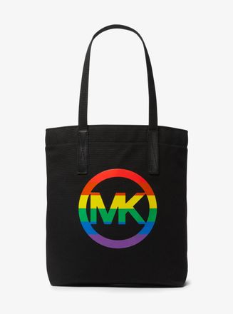 Michael Kors PRIDE Rainbow Logo Cotton Tote Bag