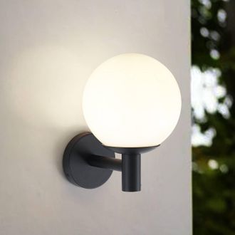 Lindby Lindby - L&aacute;mpara De Pared Exterior dangan En Blanco Vidrio