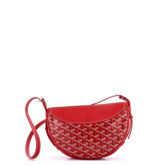 Goyard Hirondelle Shoulder Bag Coated Canvas and Leather