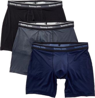 Tommy John 3Pk Comfort Micro 6 Boxer Brief