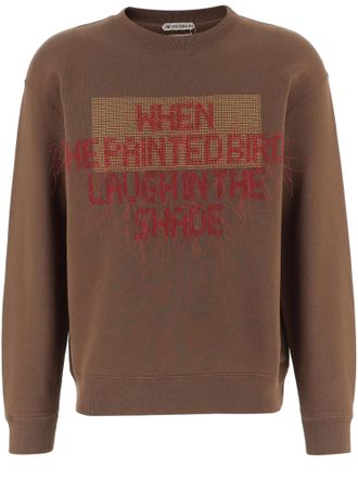 J.W.Anderson Multicolor Layered Embroidered Cotton Sweatshirt