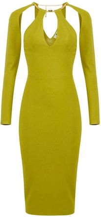 Elisabetta Franchi Dames, Jurken, Groen, Maat: XL Viscose