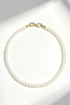 Classicharms Audrey Ocean Pearl Necklace in Gold at Nordstrom