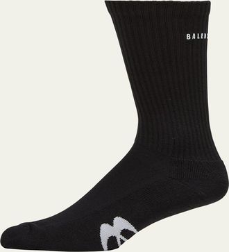 Balenciaga Mens Unity Crew Socks
