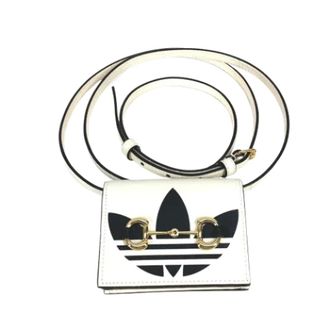 Gucci Pre-owned Cross Body Bags, female, White, Size: ONE SIZE Pre-owned Leather wallets