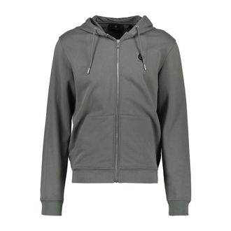 Belstaff Hoodies & sweatvesten, Heren, Grijs, 2Xl, Katoen, Zip-throughs