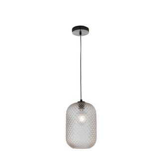 Netlighting Ashford Glass Dome Pendant Amber E27