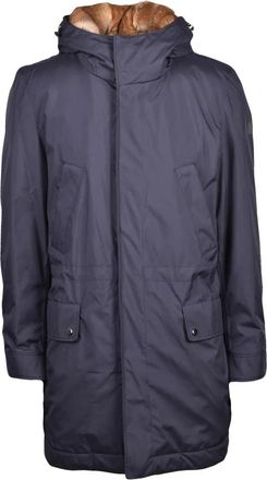 Paul & Shark Jassen, Heren, Blauw, L, Leer, Giaccone