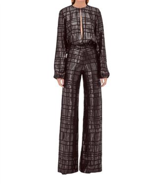 Alexis Zano Sequin Pant In Black