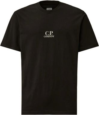 C.P. Company T-shirt con stampa grafica - Nero