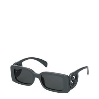 Gucci Damens Sonnenbrille Acetat Grau