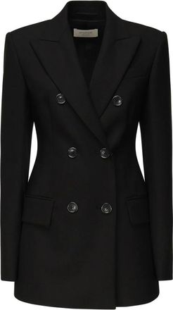 Sportmax Dames, Jassen, Zwart, Maat: XS Wol