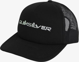 Quiksilver Trucker Cap QUIKSILVER CLASHORT SLEEVEIC FOAM OMNI TRUCKER, Herren, true schwarz, Obermaterial: 80% Baumwolle, 20% Polyester, Caps Trucker Cap