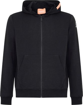 Suns Marzio Zip Hoodie - Heren - Vesten met rits - Zwart - L - Katoen - Hoodies & sweatvesten