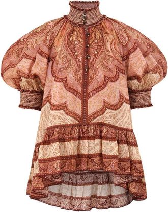 Zimmermann Wanderlust Ruffle Blouse