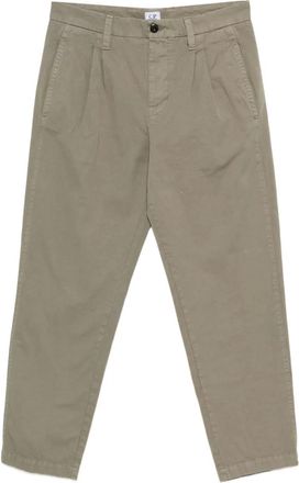 C.P. Company pleated button-fastening trousers - Neutrals