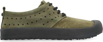 Volta Rubberen cap-toe lage sneakers - unisex - Sneakers - Groen - 46 EU - Leer - Schoenen