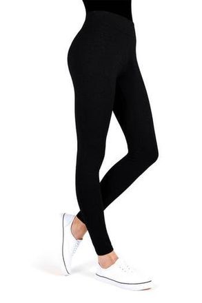 MeMoi Solid Leggings in Black at Nordstrom Rack, Size Small/medium