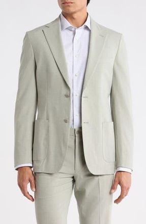 Calvin Klein Two-Button Sport Coat in Light Green at Nordstrom Rack, Size 42Regular