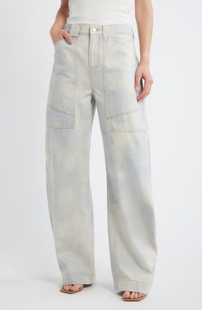 Boss Orange by Hugo Boss Cargo Balloon Pants in Cloud Blue at Nordstrom, Size 2930