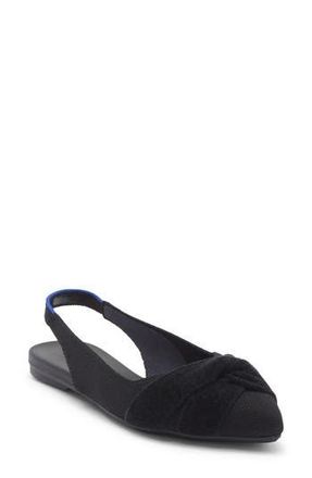 Rothy's The Twist Point Slingback in Black at Nordstrom Rack, Size 8