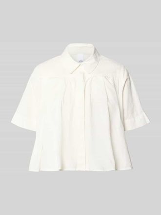 Vero Moda Bluse mit verdeckter Knopfleiste Modell SKYMA in Weiss, Gr&ouml;&szlig;e 42