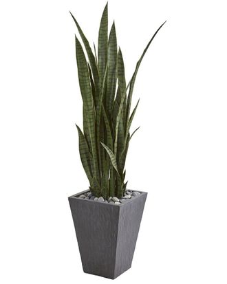 Nearly Natural 57In Sansevieria Artificial Plant In Planter