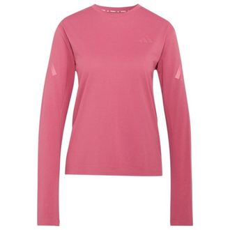 adidas Adi365 Iconic Stripes L/S Laufshirt f&uuml;r Damen | rosa