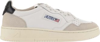 Autry Black Medalist Low Suede Sneakers