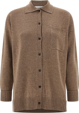 Max Mara Bull Puffer Jackets Marrone-Donna