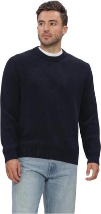 Dstrezzed Dstrezzed - Levi Crew - Heren - Truien - Blauw - Maat: S Katoen