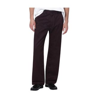 Needles Pantaloni Larghi - - Trousers - Uomo - Rosso - XL