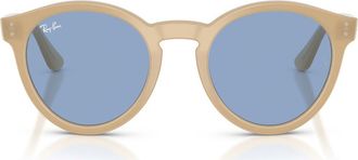 Ray-Ban 52mm Phantos Sunglasses in Opal Beige /Light Blue at Nordstrom