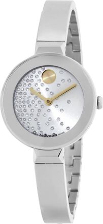 Movado Bold Bangle Silver-tone Dial Ladies Watch 3601160
