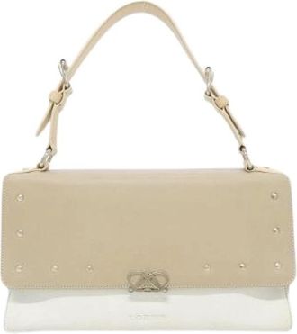 Loewe Pre-owned Leren Schoudertas - Dames - Vintage Schoudertas - Beige - ONE Size - Leer - Vintage