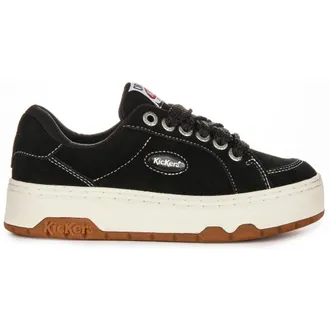 Kickers Black Lace Up Platform Trainers Women - female - Kickers - Sneakers - Black - 8 UK - Shoes