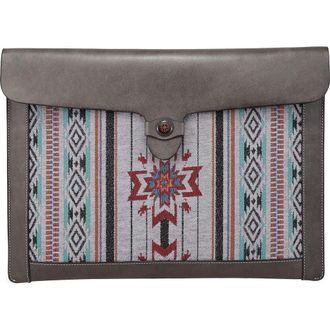 OLD TREND Myrtle Genuine Leather Laptop Sleeve in Grey at Nordstrom