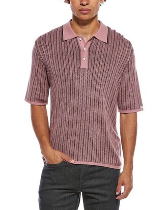 Rag & Bone Rag & Bone Harvey Garment Dyed Polo Shirt