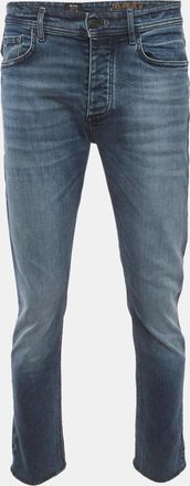 HUGO BOSS Boss By Hugo Boss Blue Denim Taber Tapered Fit Jeans L/wait