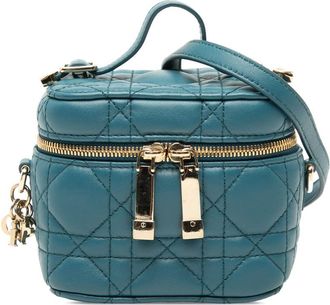 Dior Pre-owned Dior Micro Lambskin Cannage Lady Dior Vanity Case Ladies 3TI82I5W0WRIYKRT